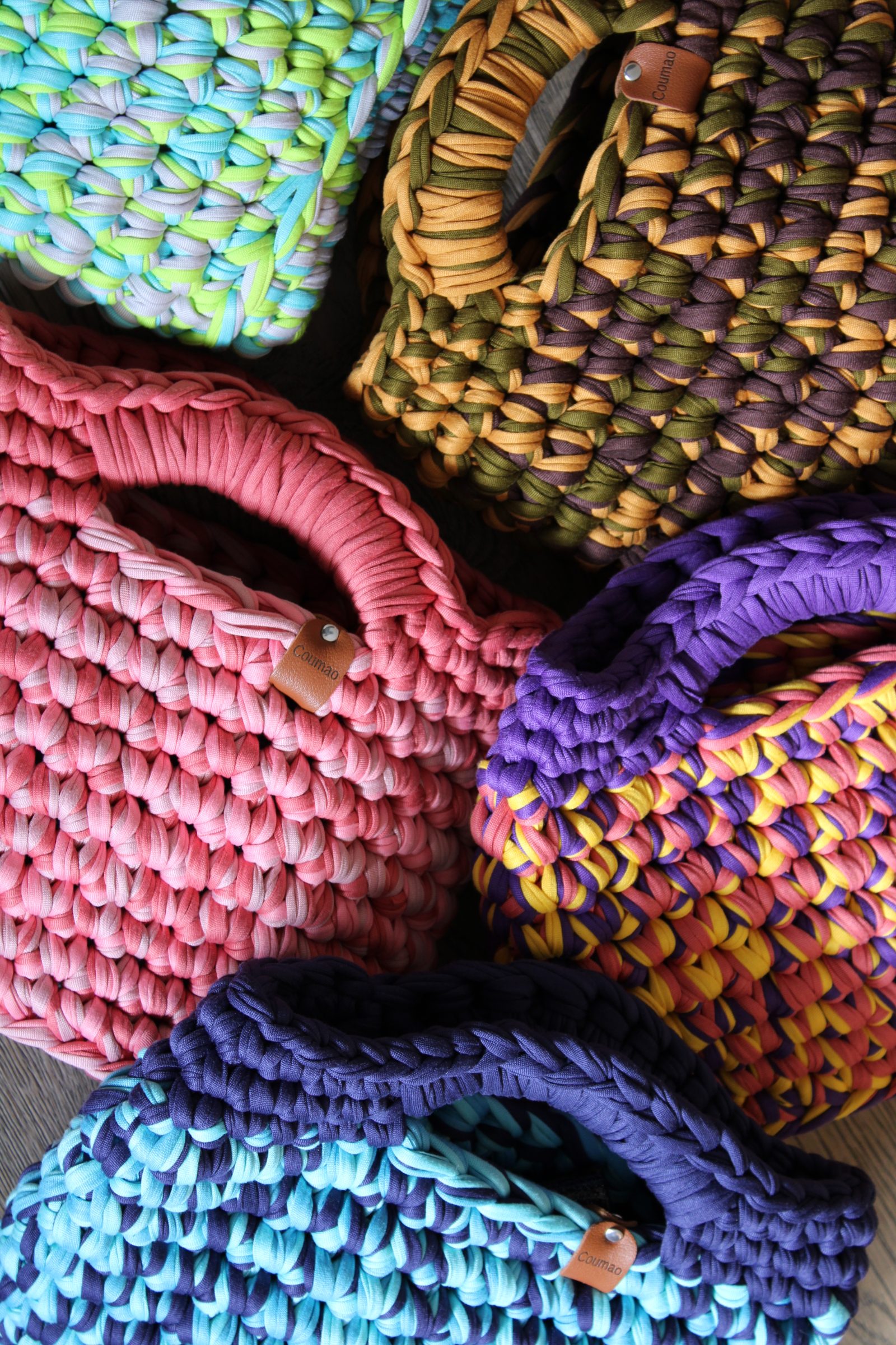 Collection de sacs Coumao au crochet, faits main